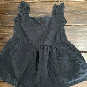 Girls black tank